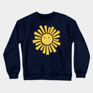 Fun Smiling Sun Crewneck Sweatshirt